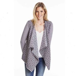Odd Molly Crocheted Knit Cardigan 